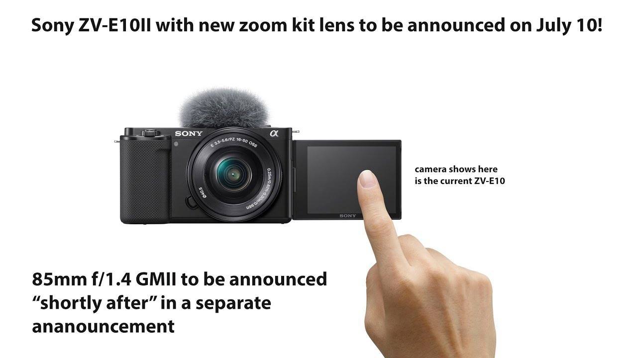 Sony đặt lịch ra mắt Sony ZV-E10 Mark II
