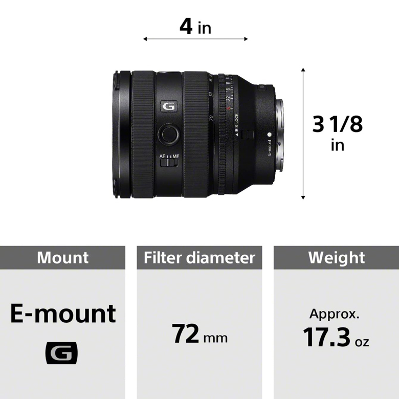 Lens Sony FE 20-70mm f/4 G